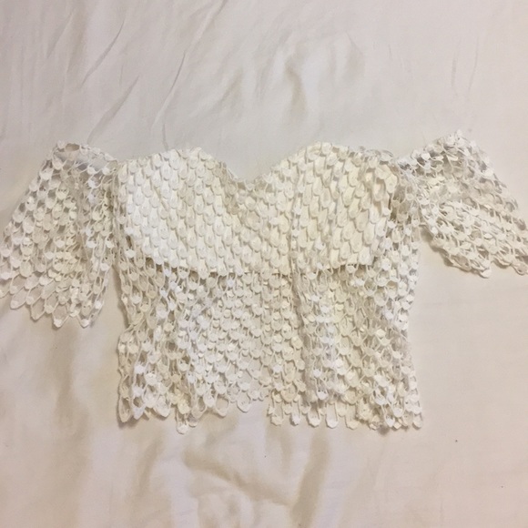 Crochet Crop Bra Top - Picture 2 of 6